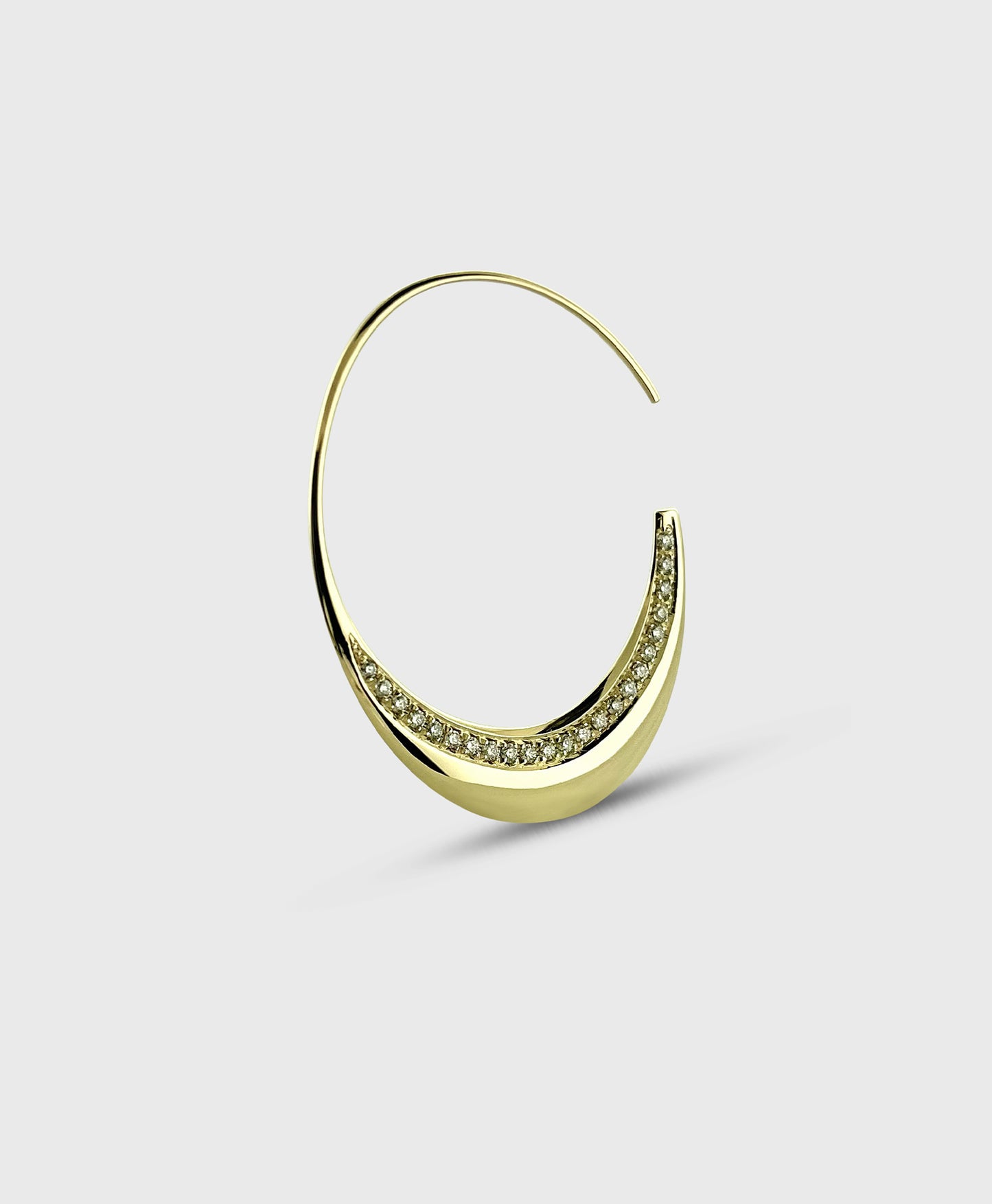 La Solide Diamond Earhoops