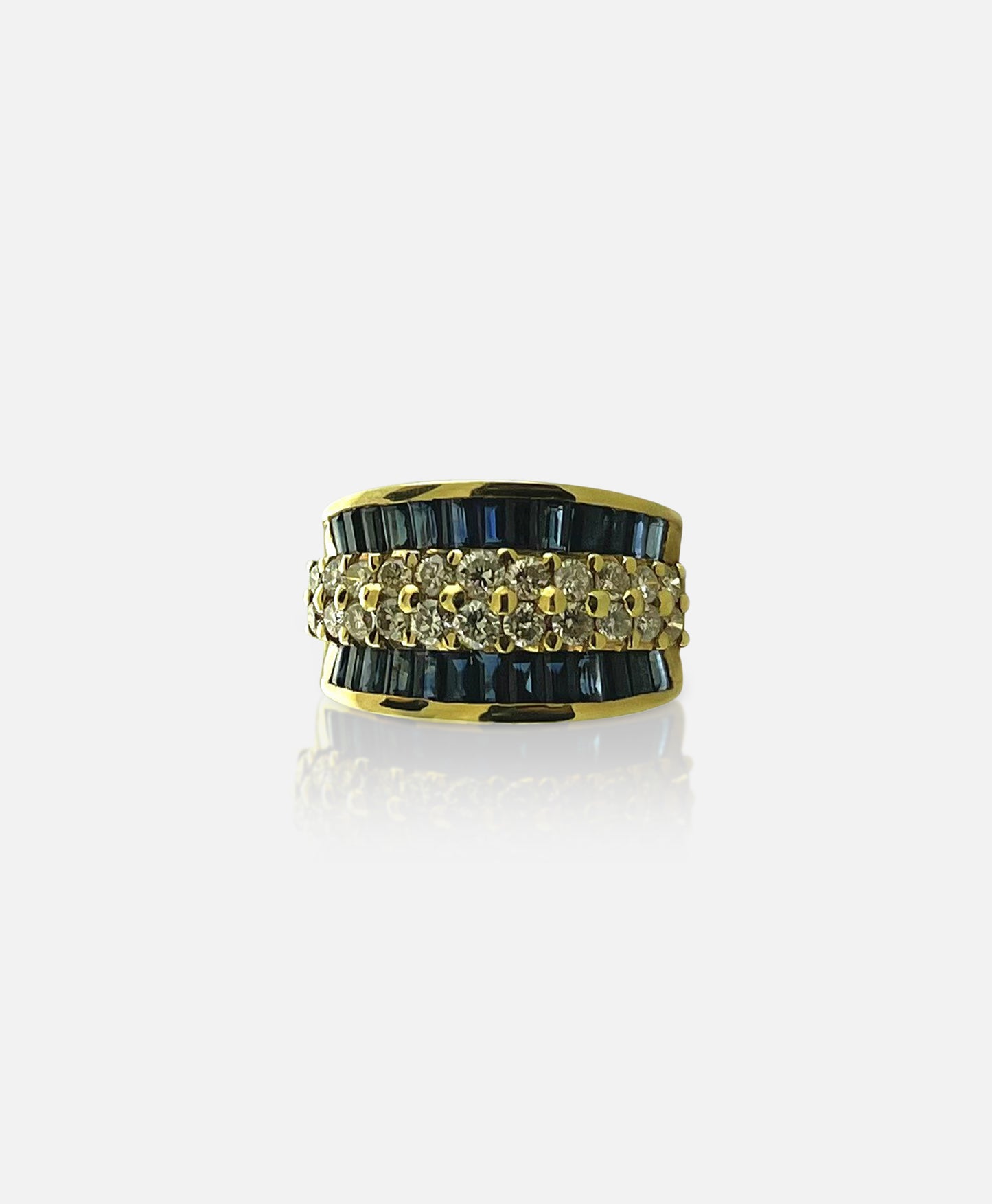 La Belle Sapphire Diamond ring.