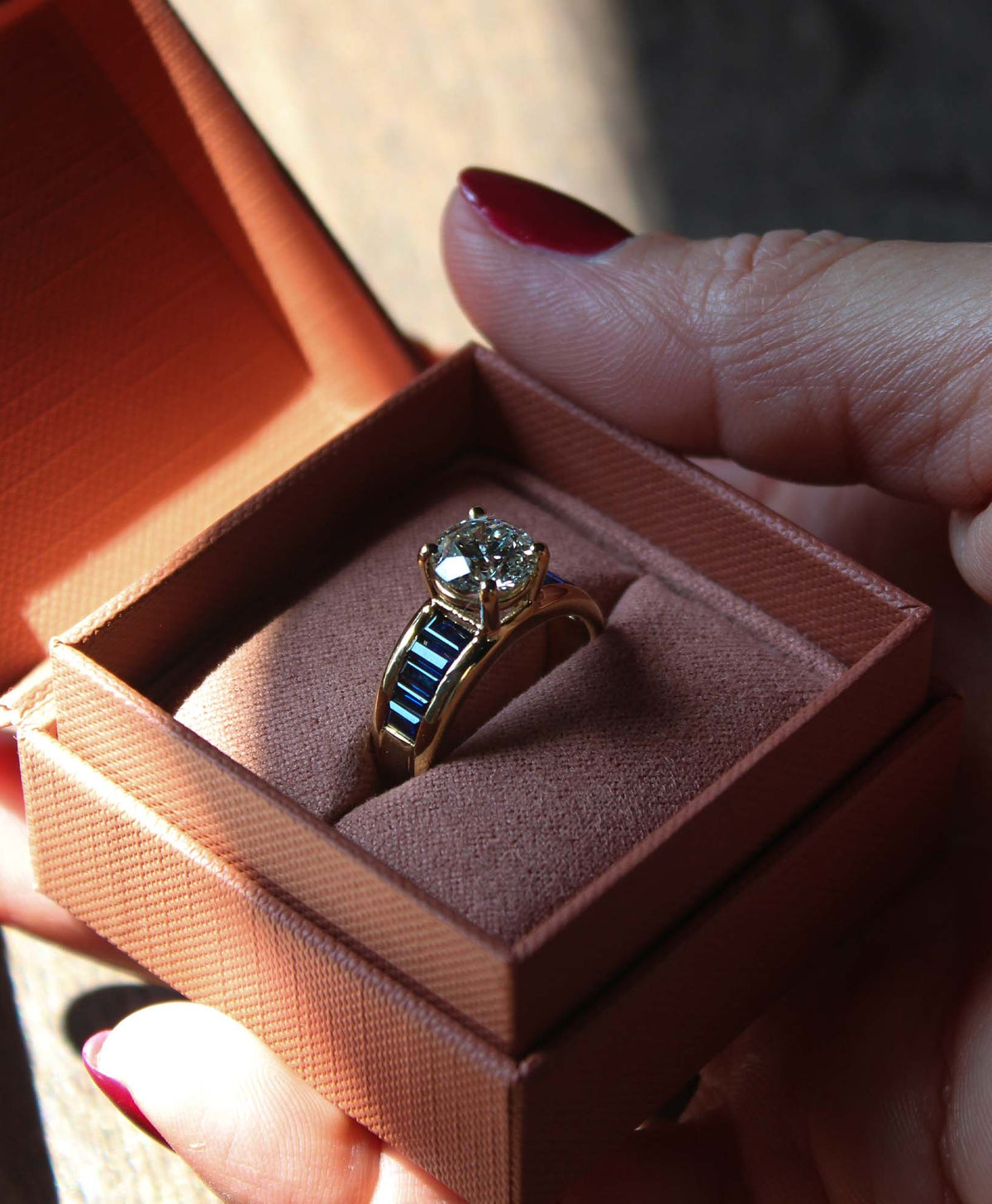 La Sassy Sapphire Ring